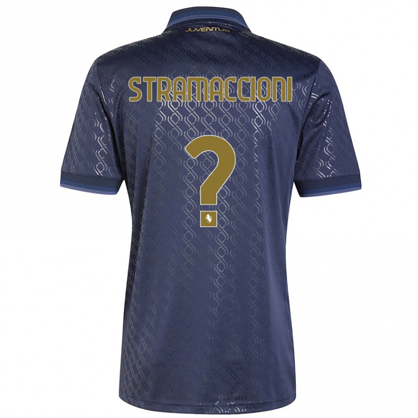 Hombre Fútbol Camiseta Diego Stramaccioni #0 Azul Marino Equipación Tercera 2024/25 Argentina