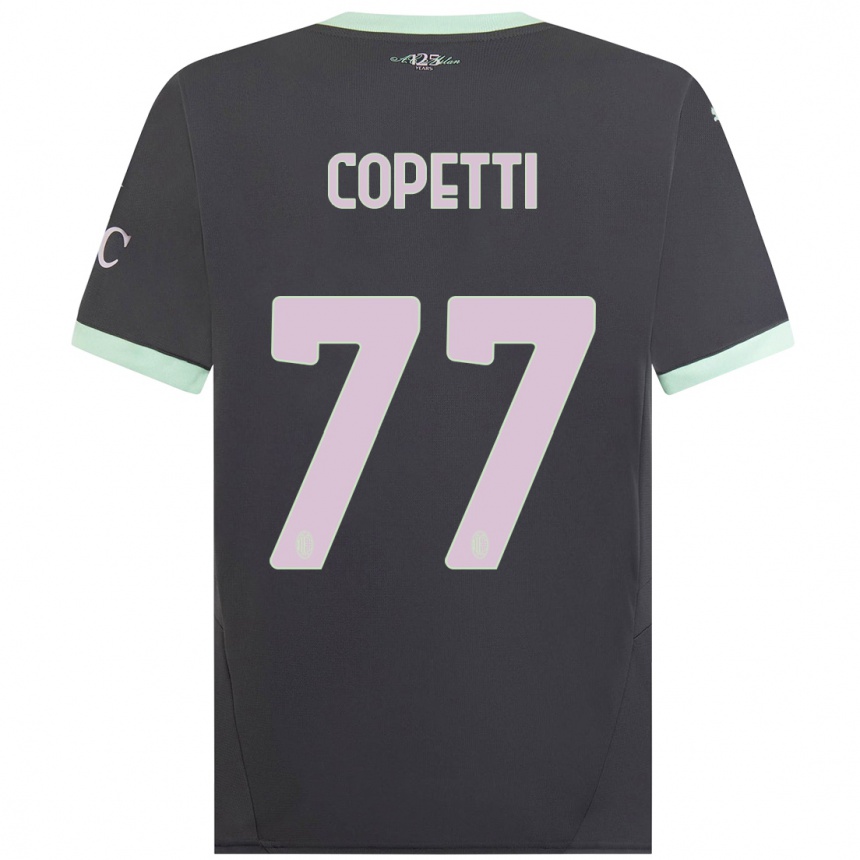 Hombre Fútbol Camiseta Matilde Copetti #77 Gris Equipación Tercera 2024/25 Argentina