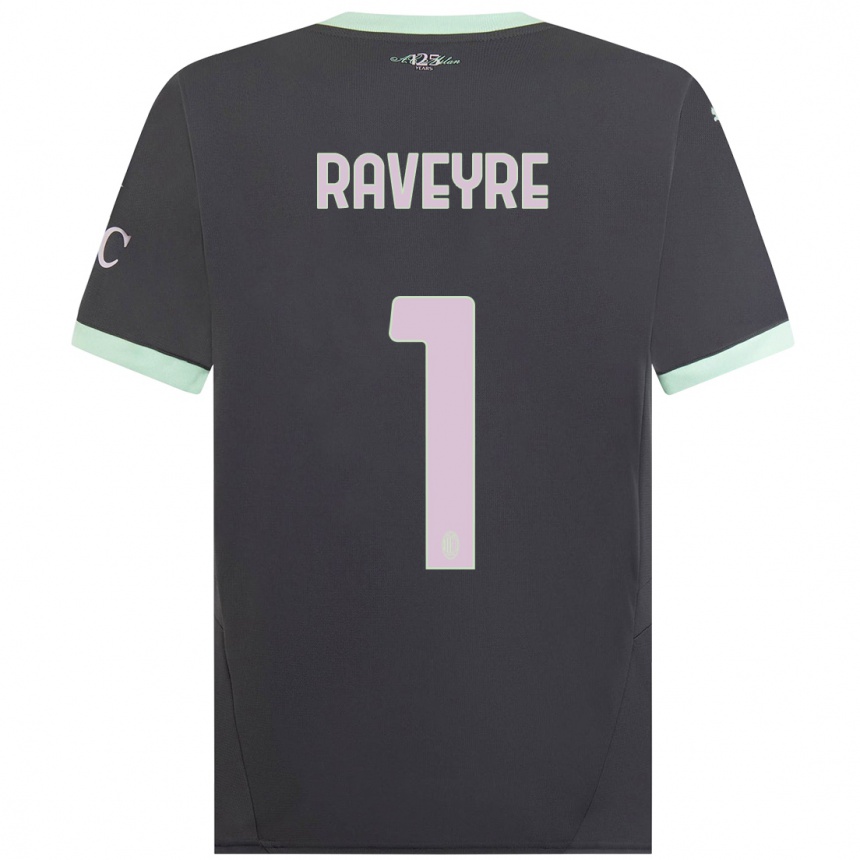 Hombre Fútbol Camiseta Noah Raveyre #1 Gris Equipación Tercera 2024/25 Argentina