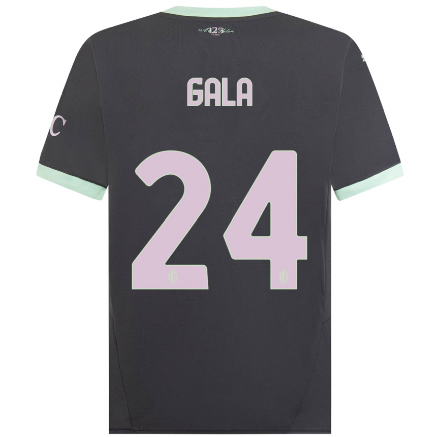 Hombre Fútbol Camiseta Antonio Gala #24 Gris Equipación Tercera 2024/25 Argentina