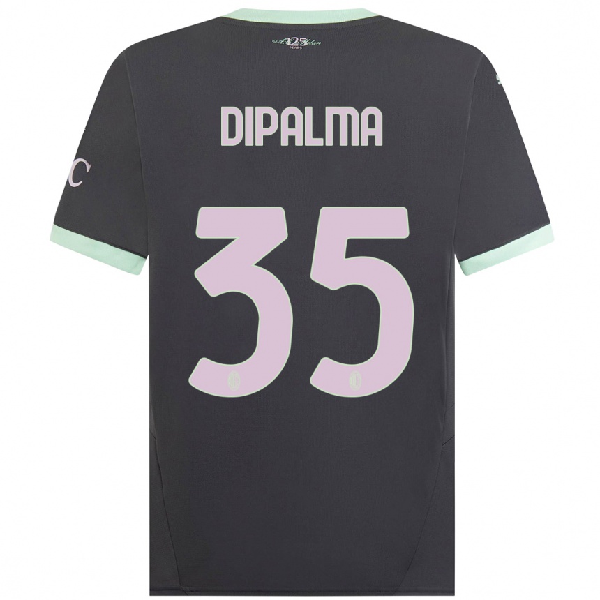 Hombre Fútbol Camiseta Matteo Dipalma #35 Gris Equipación Tercera 2024/25 Argentina