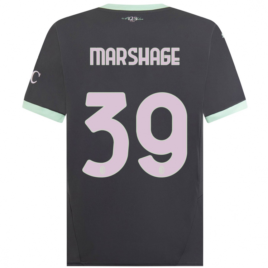 Hombre Fútbol Camiseta Wilgot Marshage #39 Gris Equipación Tercera 2024/25 Argentina