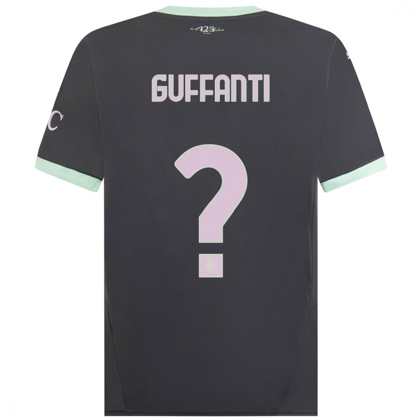 Hombre Fútbol Camiseta Alessandro Guffanti #0 Gris Equipación Tercera 2024/25 Argentina