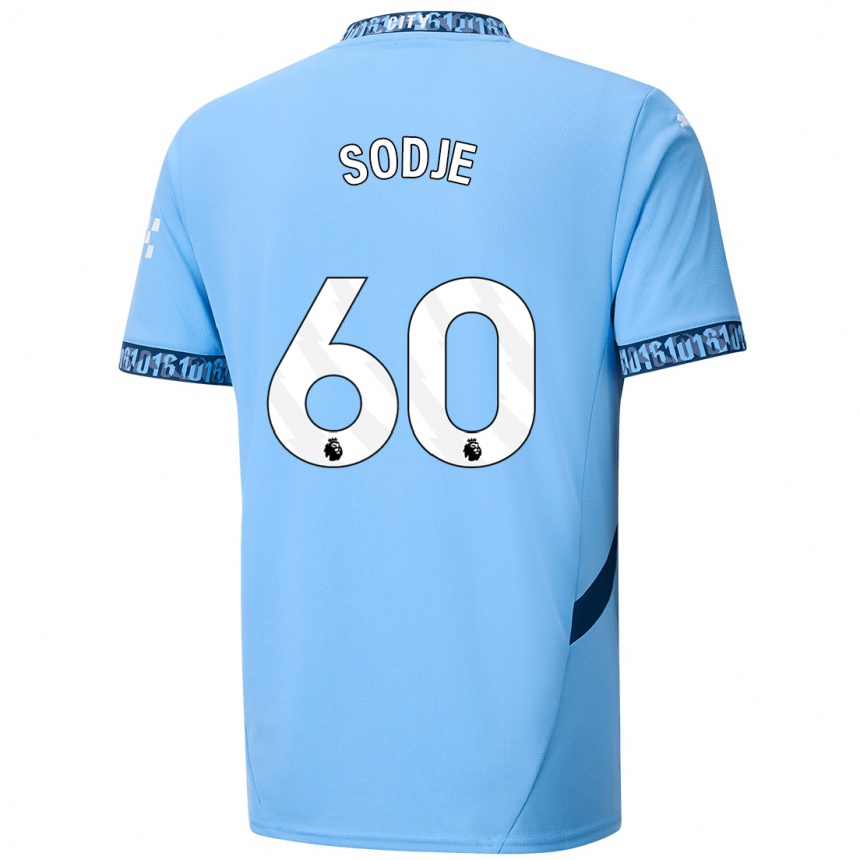 Mujer Fútbol Camiseta Tai Sodje #60 Azul Marino 1ª Equipación 2024/25 Argentina