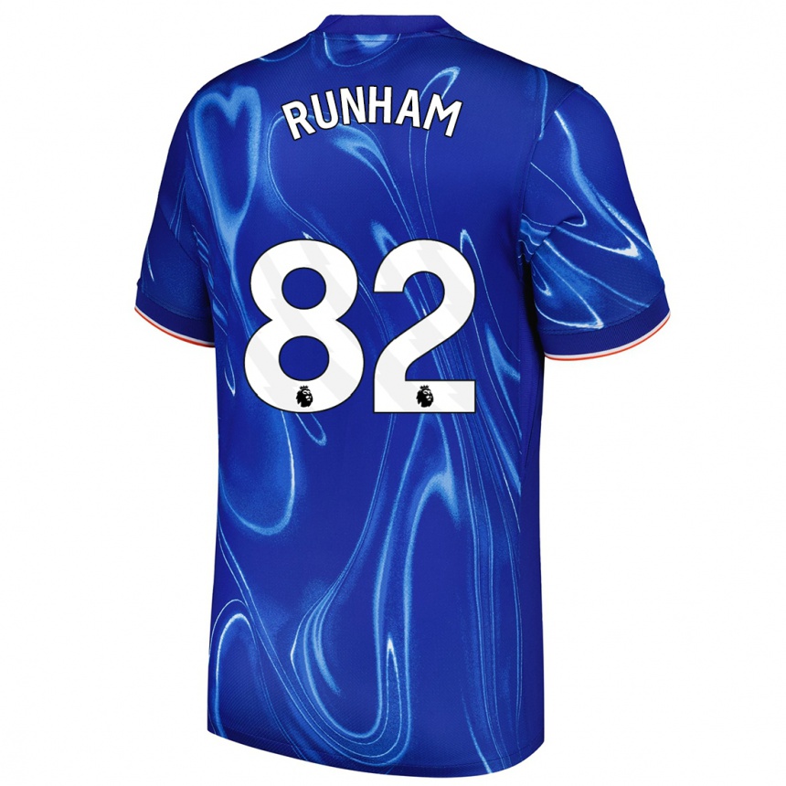 Mujer Fútbol Camiseta Frankie Runham #82 Azul Blanco 1ª Equipación 2024/25 Argentina