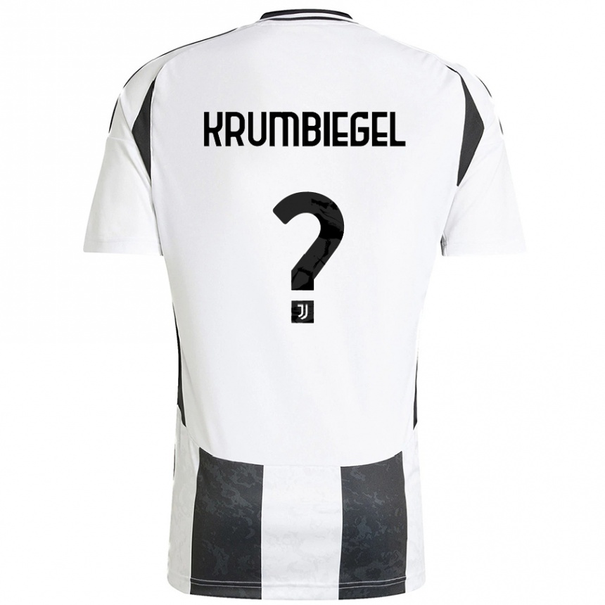 Mujer Fútbol Camiseta Paulina Krumbiegel #0 Blanco Negro 1ª Equipación 2024/25 Argentina