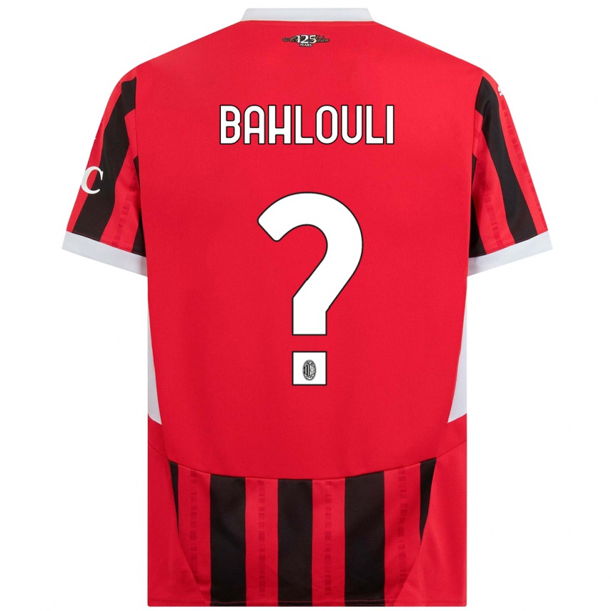 Mujer Fútbol Camiseta Nesrine Bahlouli #0 Rojo Negro 1ª Equipación 2024/25 Argentina