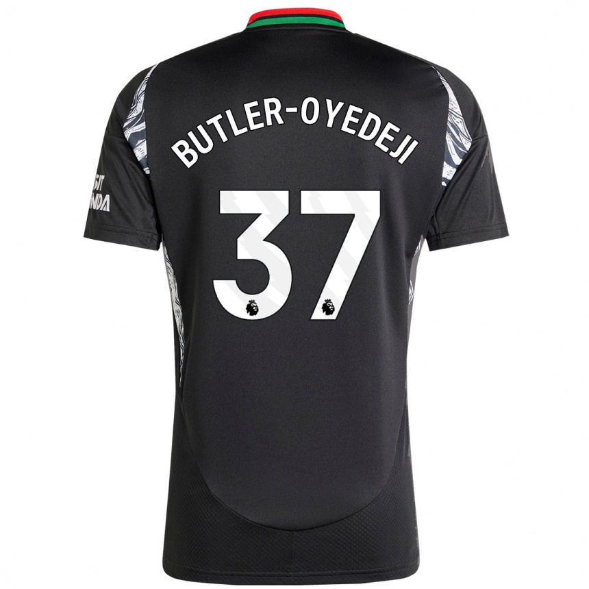 Mujer Fútbol Camiseta Nathan Butler-Oyedeji #37 Negro 2ª Equipación 2024/25 Argentina