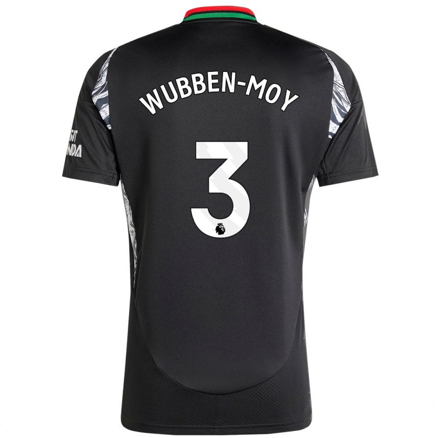 Mujer Fútbol Camiseta Lotte Wubben-Moy #3 Negro 2ª Equipación 2024/25 Argentina