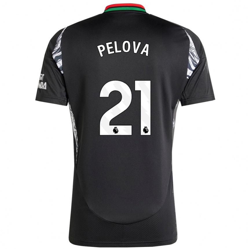 Mujer Fútbol Camiseta Victoria Pelova #21 Negro 2ª Equipación 2024/25 Argentina