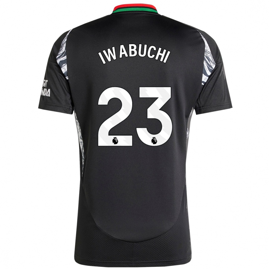 Mujer Fútbol Camiseta Mana Iwabuchi #23 Negro 2ª Equipación 2024/25 Argentina