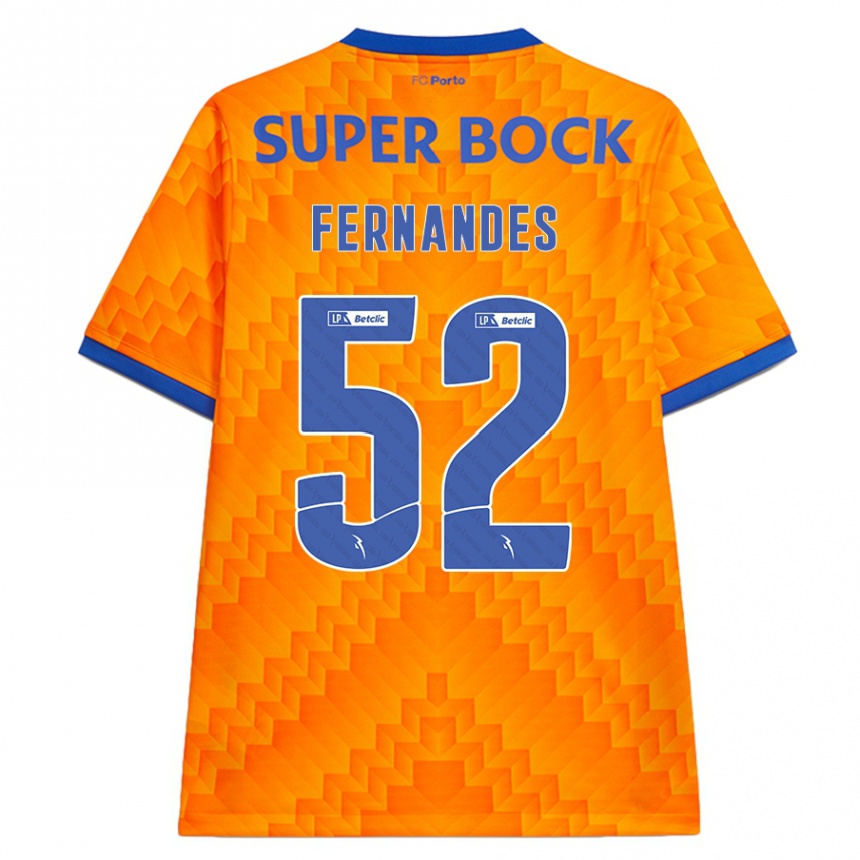 Mujer Fútbol Camiseta Martim Fernandes #52 Naranja 2ª Equipación 2024/25 Argentina