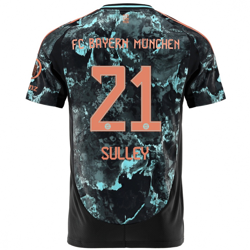 Mujer Fútbol Camiseta Williams Baffour Sulley #21 Negro 2ª Equipación 2024/25 Argentina