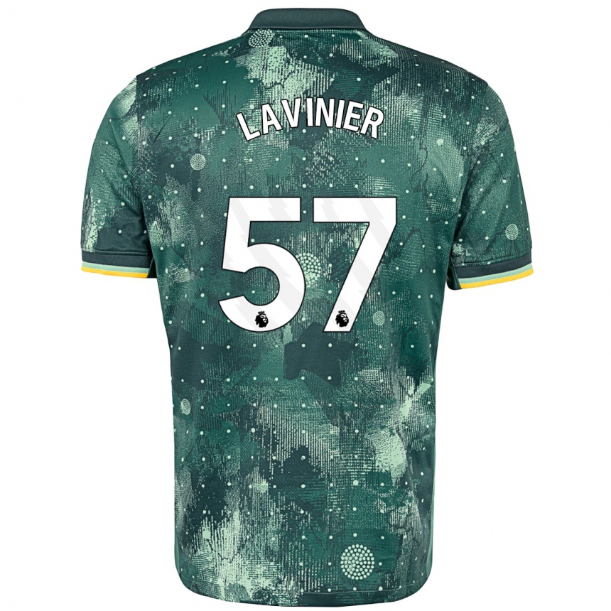 Mujer Fútbol Camiseta Marcel Lavinier #57 Verde Menta Equipación Tercera 2024/25 Argentina