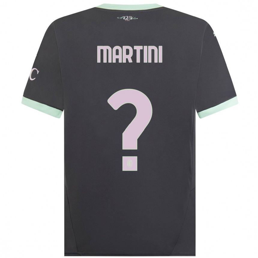 Mujer Fútbol Camiseta Thomas Martini #0 Gris Equipación Tercera 2024/25 Argentina