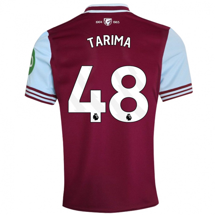 Niño Fútbol Camiseta Sean Tarima #48 Rojo Oscuro 1ª Equipación 2024/25 Argentina