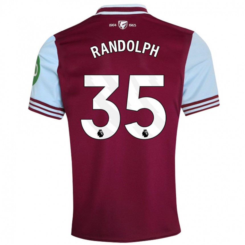 Niño Fútbol Camiseta Darren Randolph #35 Rojo Oscuro 1ª Equipación 2024/25 Argentina