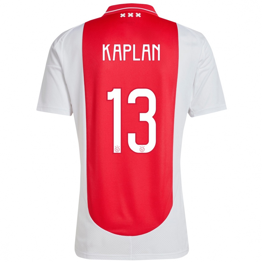 Niño Fútbol Camiseta Ahmetcan Kaplan #13 Rojo Blanco 1ª Equipación 2024/25 Argentina