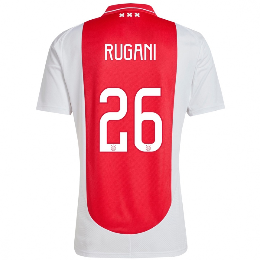 Niño Fútbol Camiseta Daniele Rugani #26 Rojo Blanco 1ª Equipación 2024/25 Argentina