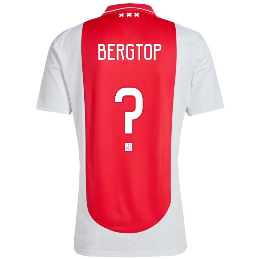 Niño Fútbol Camiseta Sanyika Bergtop #0 Rojo Blanco 1ª Equipación 2024/25 Argentina