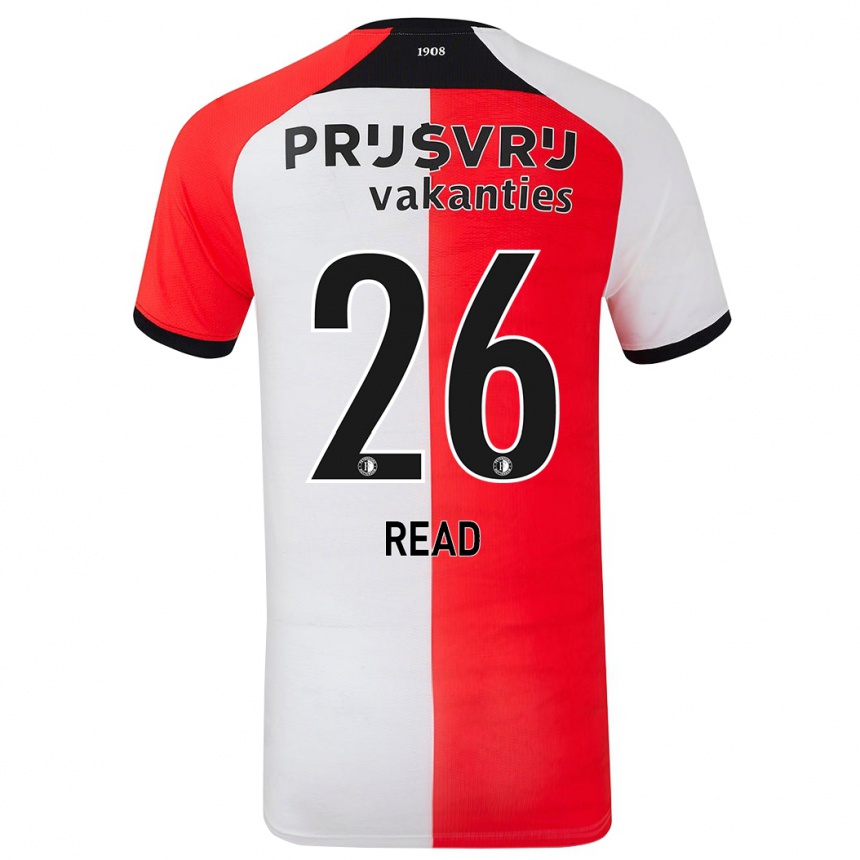 Niño Fútbol Camiseta Givairo Read #26 Rojo Blanco 1ª Equipación 2024/25 Argentina