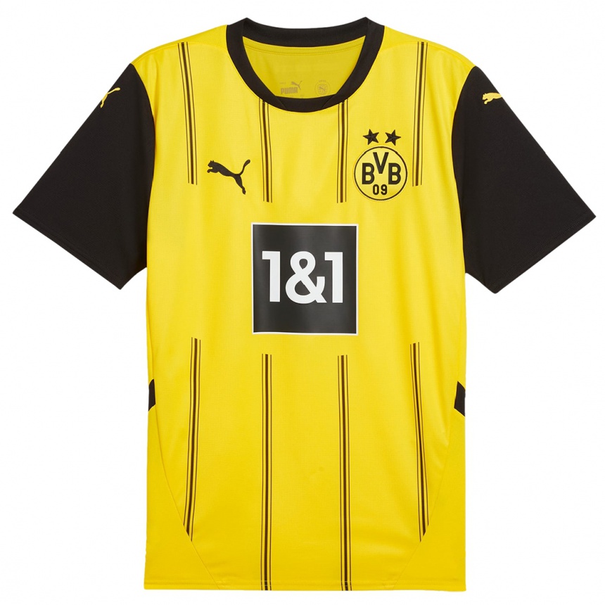 Niño Fútbol Camiseta Niklas Sule #25 Amarillo Negro 1ª Equipación 2024/25 Argentina