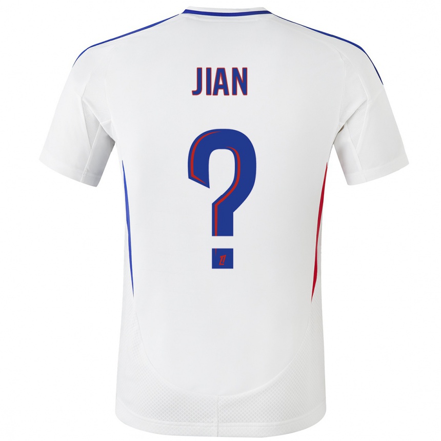 Niño Fútbol Camiseta Tao Jian #0 Blanco Azul 1ª Equipación 2024/25 Argentina