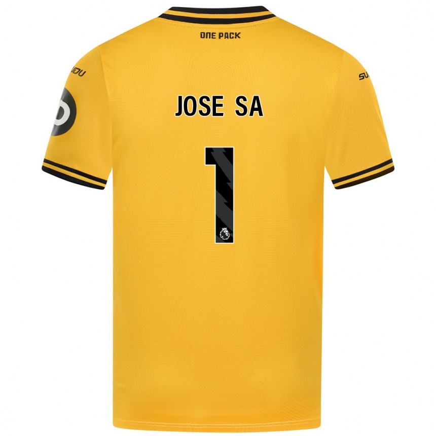 Niño Fútbol Camiseta José Sá #1 Amarillo 1ª Equipación 2024/25 Argentina