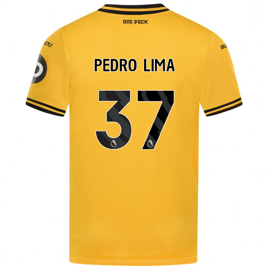 Niño Fútbol Camiseta Pedro Lima #37 Amarillo 1ª Equipación 2024/25 Argentina