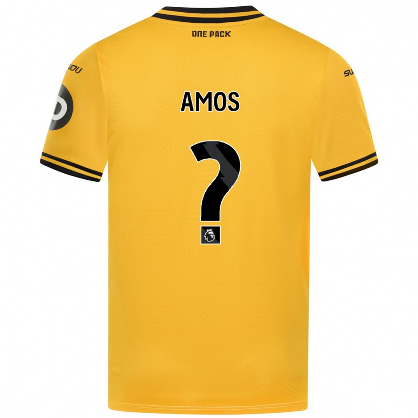 Niño Fútbol Camiseta Stan Amos #0 Amarillo 1ª Equipación 2024/25 Argentina