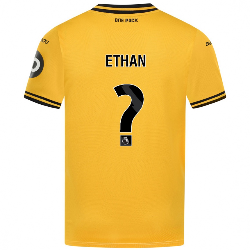 Niño Fútbol Camiseta Ethan Mcleod #0 Amarillo 1ª Equipación 2024/25 Argentina