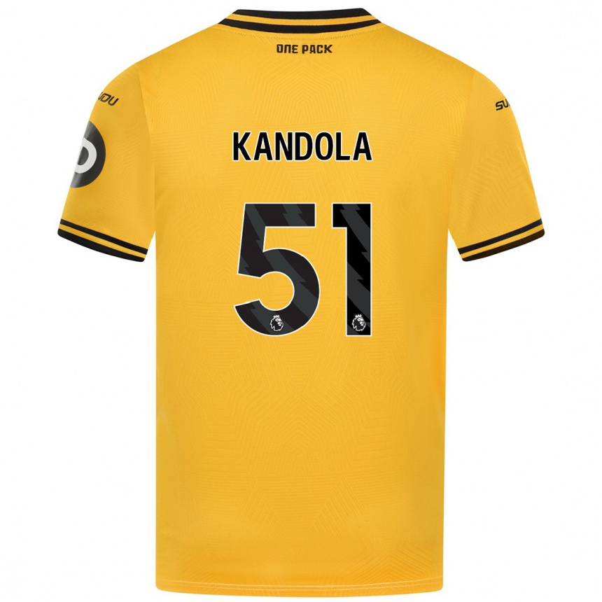 Niño Fútbol Camiseta Kam Kandola #51 Amarillo 1ª Equipación 2024/25 Argentina