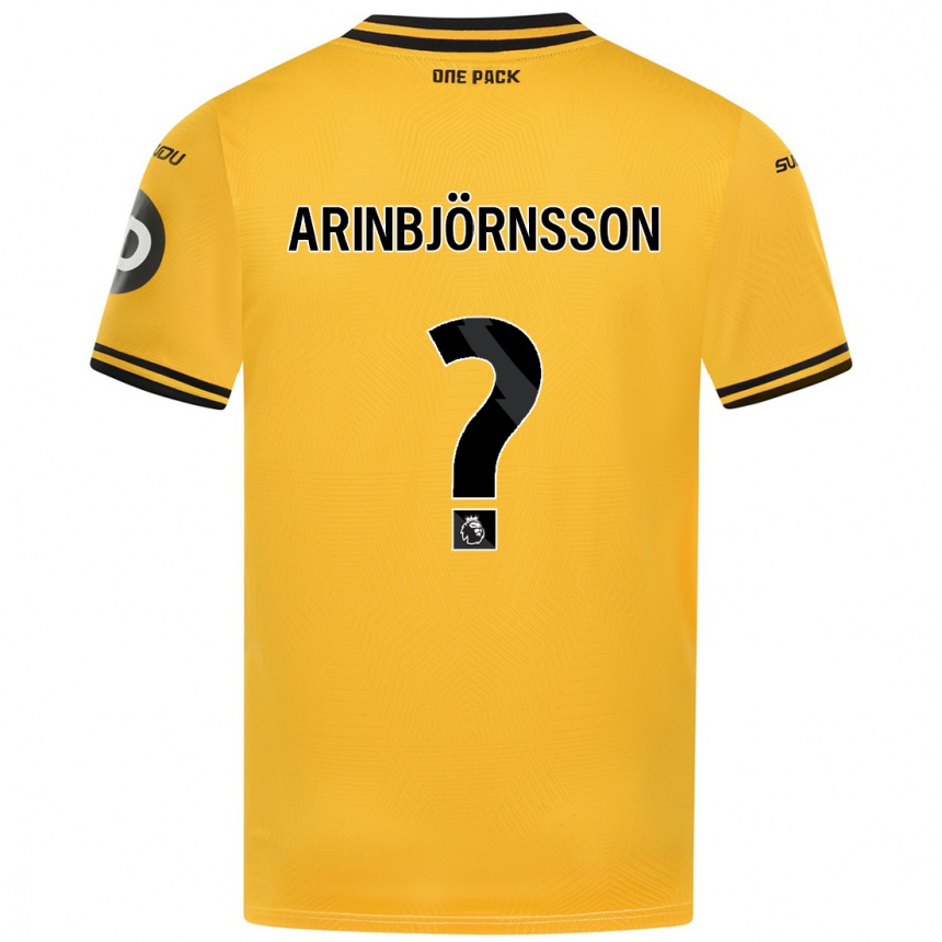 Niño Fútbol Camiseta Pálmi Rafn Arinbjörnsson #0 Amarillo 1ª Equipación 2024/25 Argentina