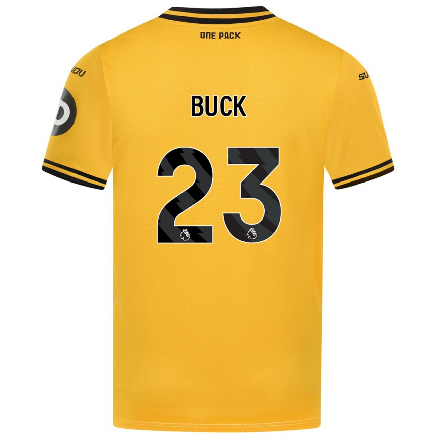 Niño Fútbol Camiseta Alex Buck #23 Amarillo 1ª Equipación 2024/25 Argentina