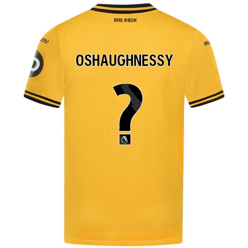 Niño Fútbol Camiseta Joe Oshaughnessy #0 Amarillo 1ª Equipación 2024/25 Argentina