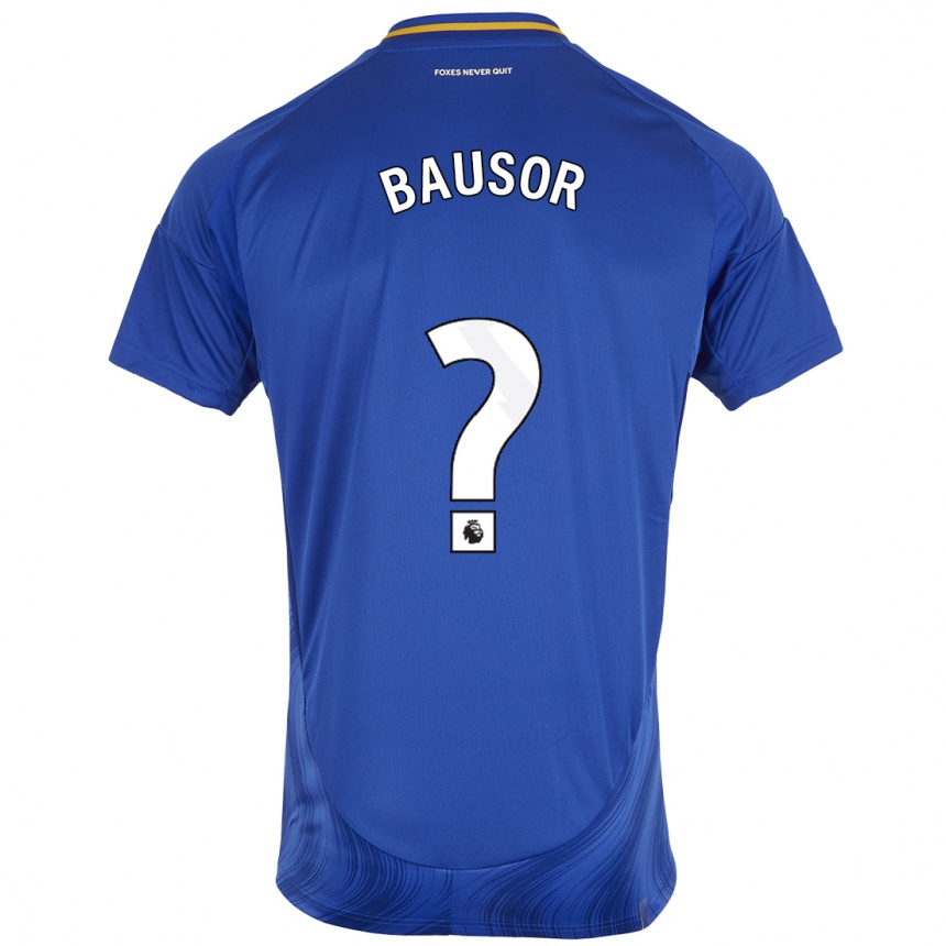 Niño Fútbol Camiseta Stevie Bausor #0 Azul Blanco 1ª Equipación 2024/25 Argentina