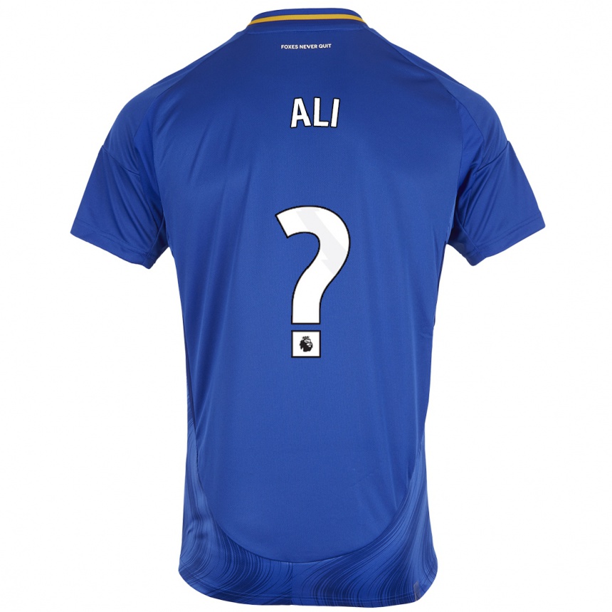 Niño Fútbol Camiseta Mirsad Ali #0 Azul Blanco 1ª Equipación 2024/25 Argentina