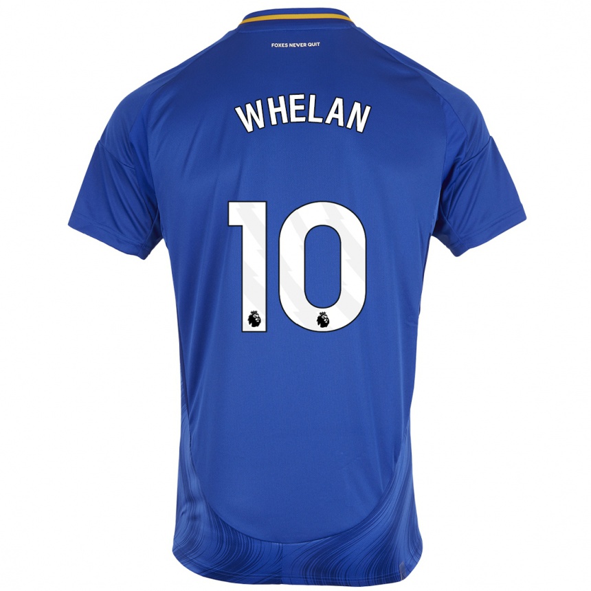 Niño Fútbol Camiseta Aileen Whelan #10 Azul Blanco 1ª Equipación 2024/25 Argentina