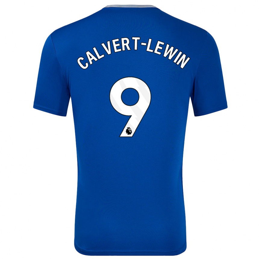 Niño Fútbol Camiseta Dominic Calvert-Lewin #9 Azul Con 1ª Equipación 2024/25 Argentina