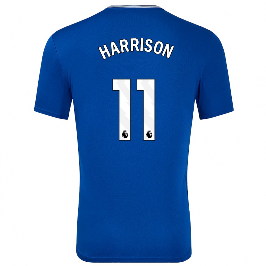 Niño Fútbol Camiseta Jack Harrison #11 Azul Con 1ª Equipación 2024/25 Argentina