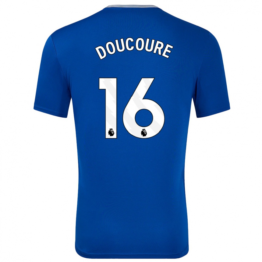 Niño Fútbol Camiseta Abdoulaye Doucouré #16 Azul Con 1ª Equipación 2024/25 Argentina