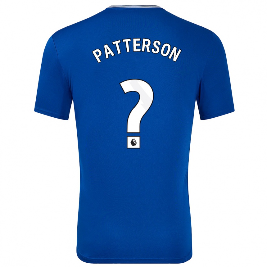 Niño Fútbol Camiseta Jack Patterson #0 Azul Con 1ª Equipación 2024/25 Argentina