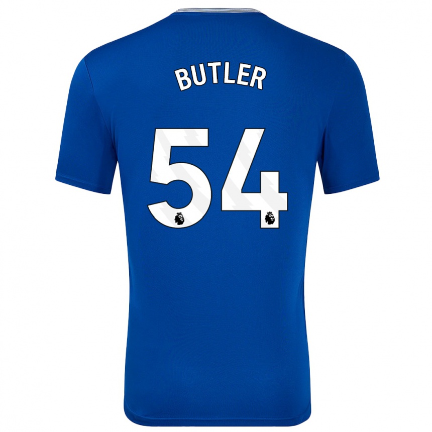 Niño Fútbol Camiseta Jack Butler #54 Azul Con 1ª Equipación 2024/25 Argentina