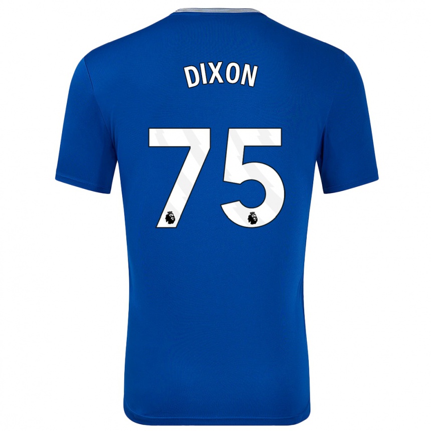 Niño Fútbol Camiseta Roman Dixon #75 Azul Con 1ª Equipación 2024/25 Argentina