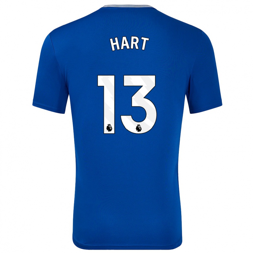 Niño Fútbol Camiseta Libby Hart #13 Azul Con 1ª Equipación 2024/25 Argentina