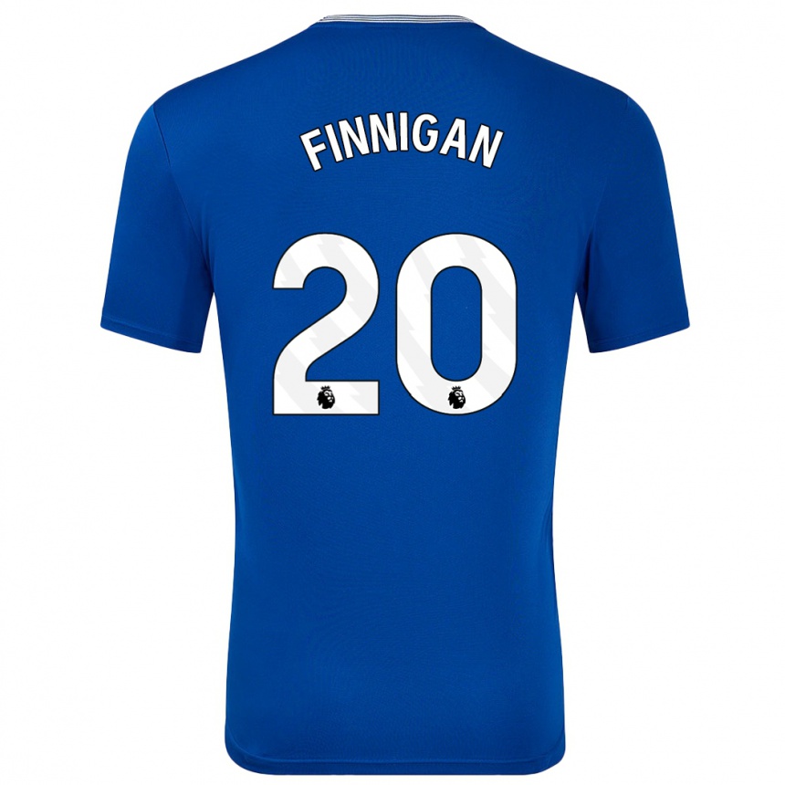 Niño Fútbol Camiseta Megan Finnigan #20 Azul Con 1ª Equipación 2024/25 Argentina