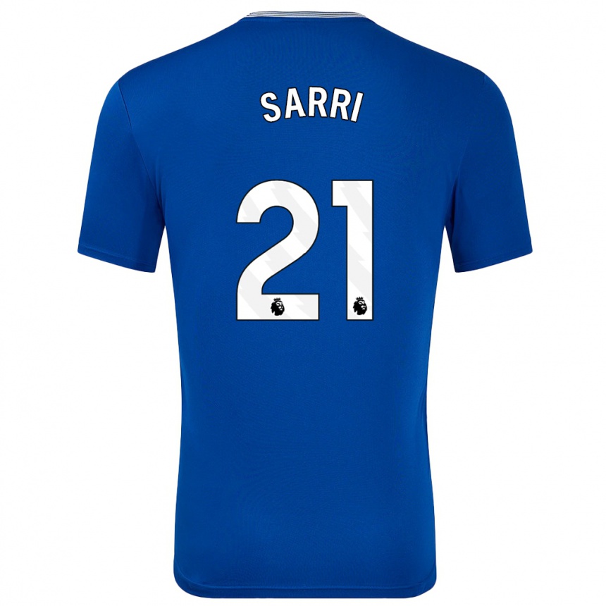 Niño Fútbol Camiseta Veatriki Sarri #21 Azul Con 1ª Equipación 2024/25 Argentina