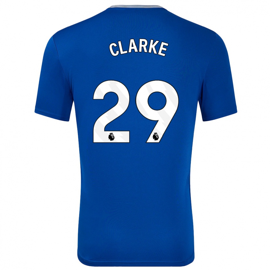 Niño Fútbol Camiseta Abbey Clarke #29 Azul Con 1ª Equipación 2024/25 Argentina