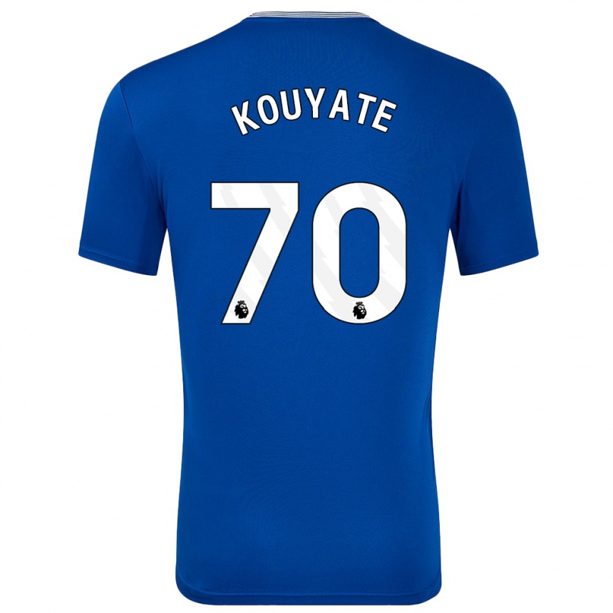 Niño Fútbol Camiseta Katia Kouyate #70 Azul Con 1ª Equipación 2024/25 Argentina