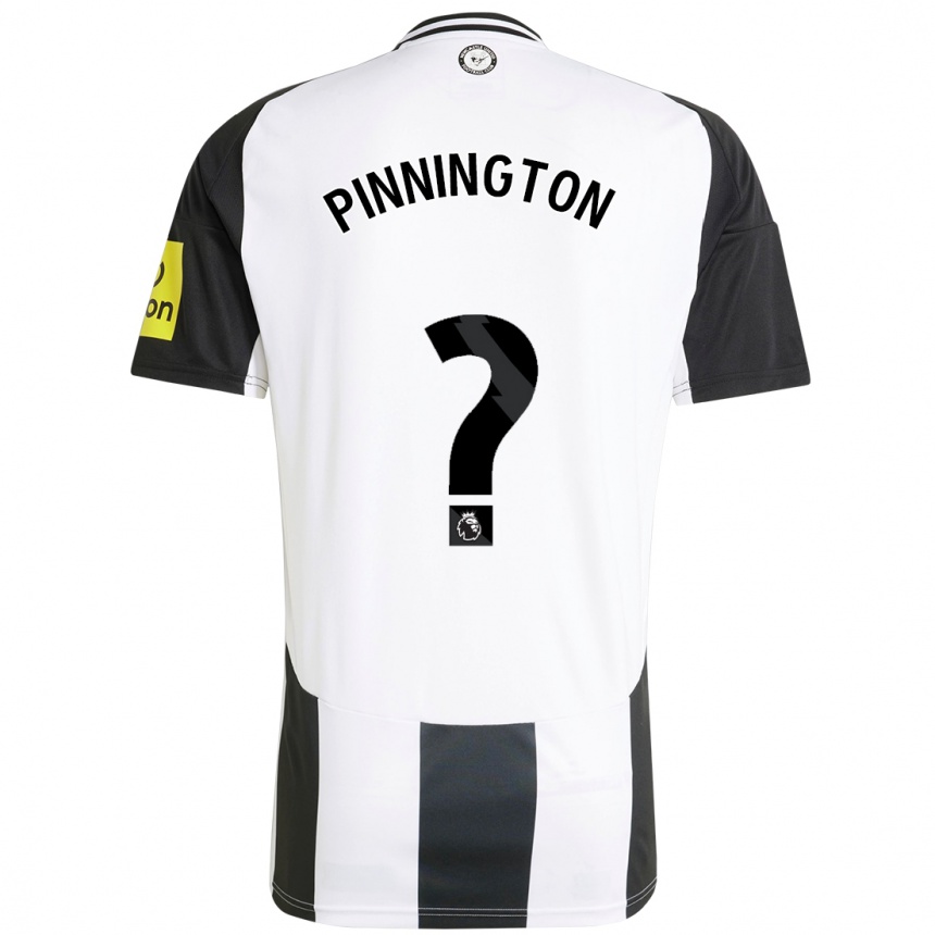 Niño Fútbol Camiseta Sam Pinnington #0 Blanco Negro 1ª Equipación 2024/25 Argentina